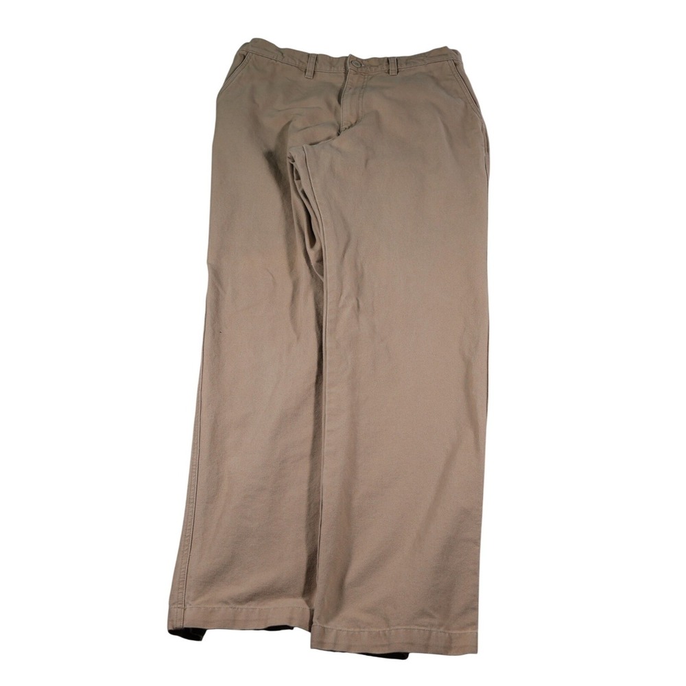Patagonia Chino Pants Mens 33x33 Beige Khaki Organic Cotton Canvas Straight Leg